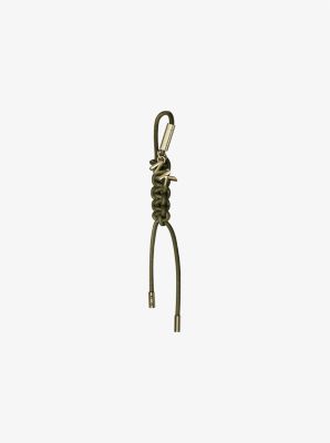 Gold-Tone and Braided Cord Bag Charm image number 1
