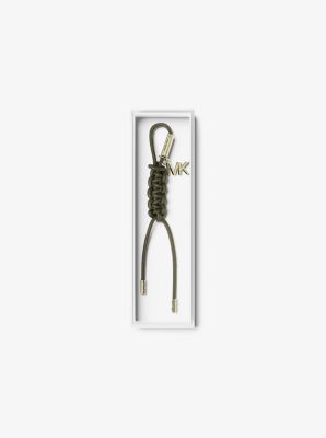 Gold-Tone and Braided Cord Bag Charm image number 2