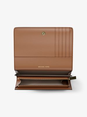 Jet Set Large Pebbled Leather Wallet