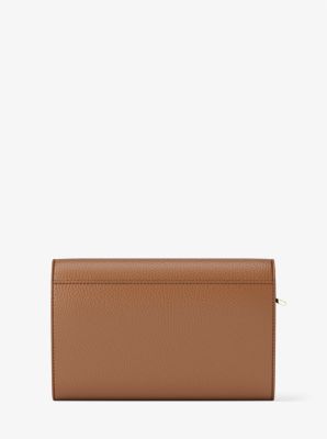 Jet Set Large Pebbled Leather Wallet