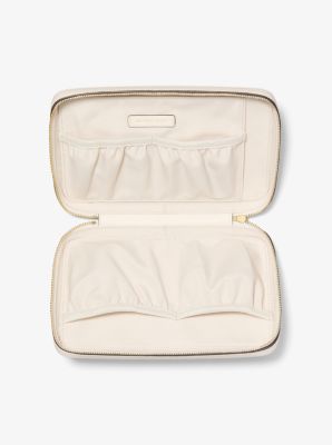 Organisateur techno de taille moyenne en cuir grainé