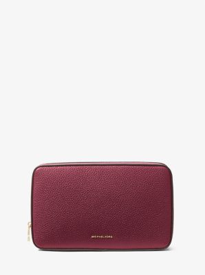Medium Pebbled Leather Tech Organizer