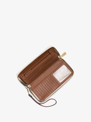 Jet Set Travel Crossgrain Leather Continental Wallet