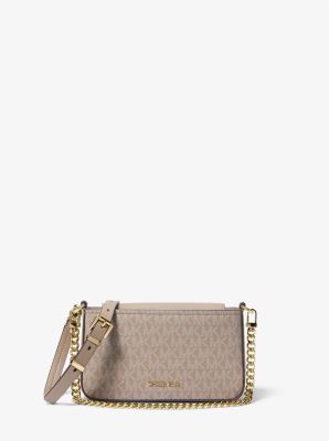 Wandelbare Pochette Bryant Small mit Signature-Logomuster