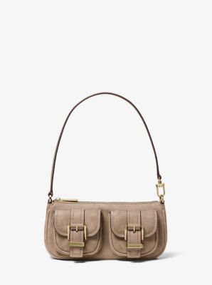 Wandelbare Pochette Zoe Small aus Wildleder