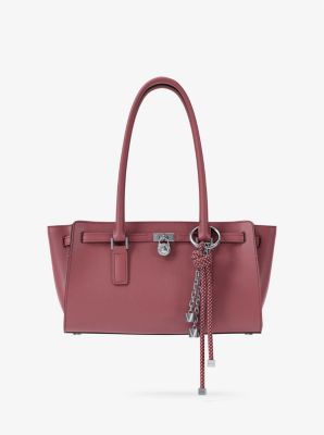 Silver-Tone and Speckled Cord Bag Charm