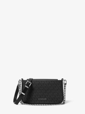 MK Wandelbare Pochette Bryant Small Mit Signature-Logomuster - Schwarz