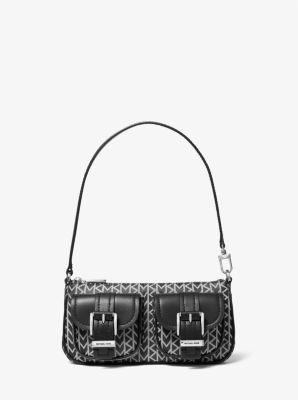 Pochette Zoe Small aus Jacquard mit MK2000-Logomuster image number 0