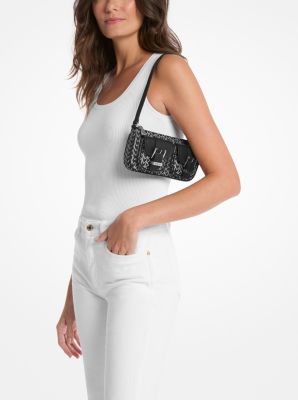 Pochette Zoe Small aus Jacquard mit MK2000-Logomuster image number 2