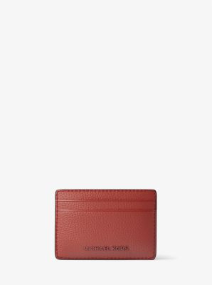 Porte-cartes Jet Set en cuir grainé