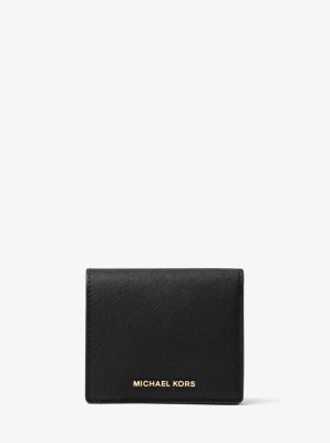 Saffiano leather card holder