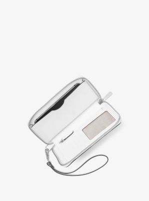 Travel Large Perforated-Leather Phone Case