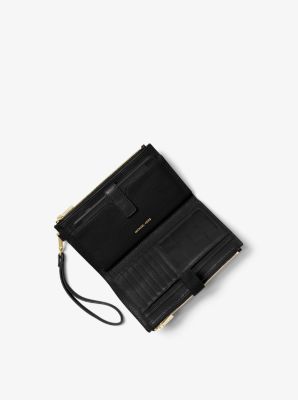 michael michael kors adele leather smartphone wallet