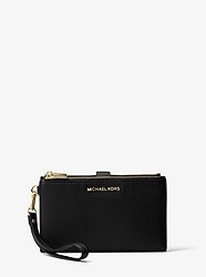Adele Leather Smartphone Wallet    - BLACK - 32T7GAFW4L