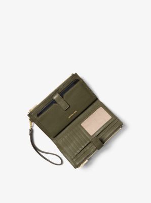 Adele Leather Smartphone Wallet in OLIVE | Michael Kors
