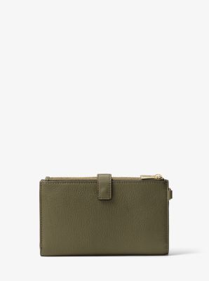 Adele Leather Smartphone Wallet in OLIVE | Michael Kors