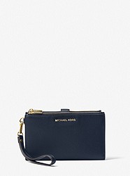 Adele Leather Smartphone Wallet    - NAVY - 32T7GAFW4L