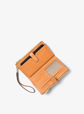 Adele Leather Smartphone Wallet in CIDER | Michael Kors