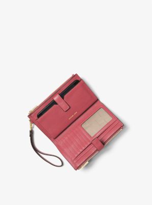 Adele Leather Smartphone Wallet in LT BRY SBT | Michael Kors