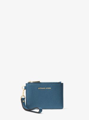 michael kors pebbled leather coin purse