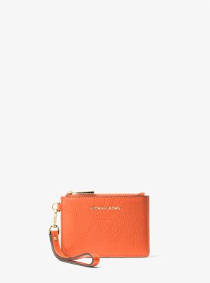 Michael Kors Orange Crossbody Bag and additional attached MK Key