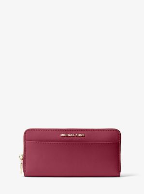 Portefeuille continental Jet Set en cuir saffiano image number 0