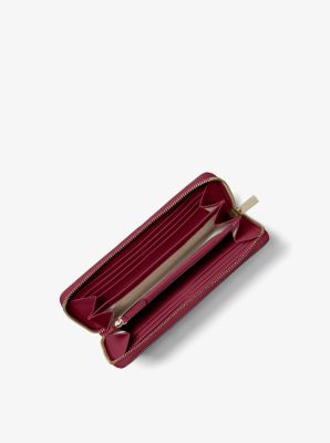 Portefeuille continental Jet Set en cuir saffiano image number 1
