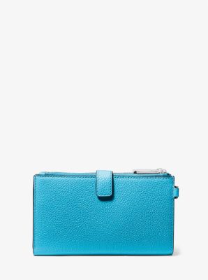 Adele Leather Smartphone Wallet in SANTORINI BLUE | Michael Kors