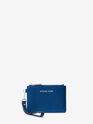 Leather Coin Purse in RIVER BLUE | Michael Kors