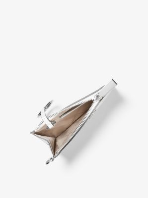 Leather Coin Purse in OPTIC WHITE | Michael Kors