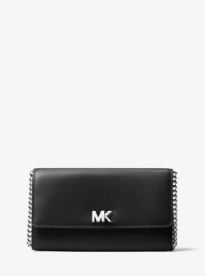 mott leather clutch