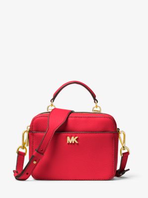 Michael kors mott mini shop logo and leather crossbody