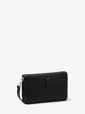 Pebbled leather convertible outlet crossbody bag michael kors