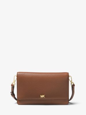 Pebbled Leather Convertible Crossbody 