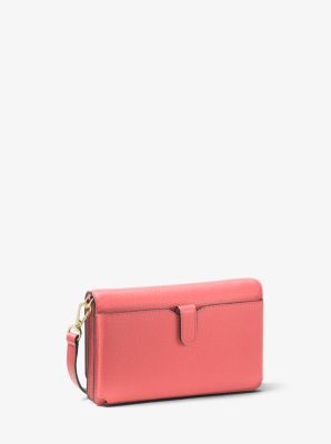 mk pebbled leather convertible crossbody