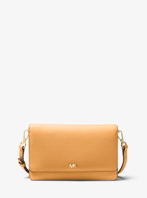 michael michael kors whipstitched leather convertible crossbody