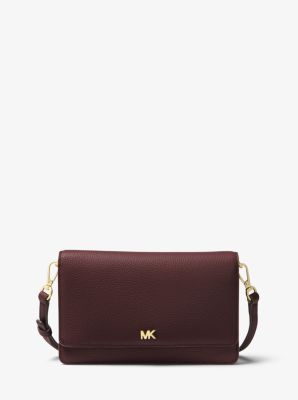 Pebbled Leather Convertible Crossbody 