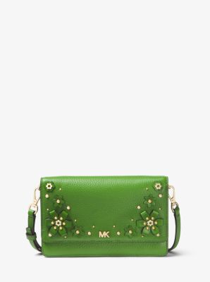 Michael michael kors pebbled leather convertible crossbody sale