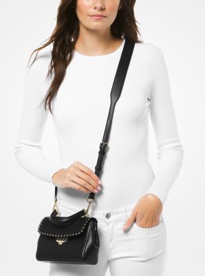 Ava Extra Small Scalloped Leather Crossbody Michael Kors