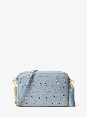 Michael kors ginny shop medium embellished leather crossbody