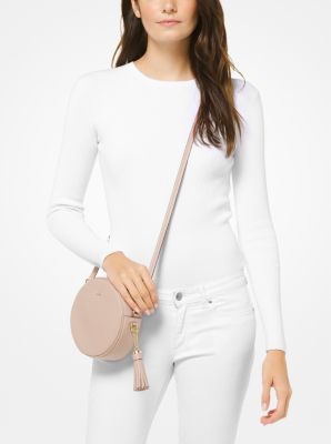 Pebbled Leather Canteen Crossbody