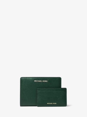 Michael kors large slim hot sale wallet