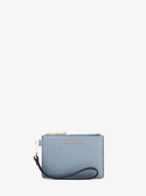 Michael kors pebbled leather clearance coin purse