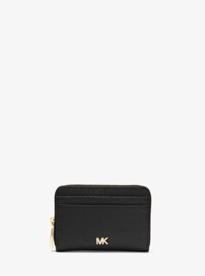 michael kors wallet black leather