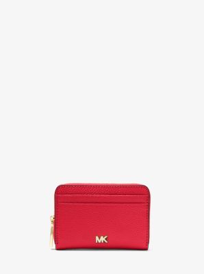 Mk small pebbled store leather wallet