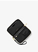 Large Scalloped Leather Smartphone Wristlet image number 1