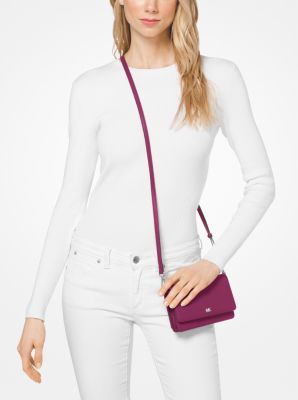 Pebbled Leather Convertible Crossbody Bag image number 2