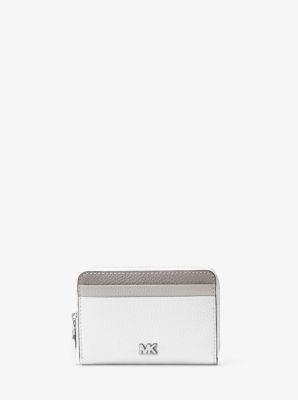 Michael kors small color block on sale pebbled leather wallet