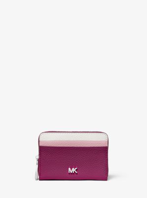 Small Color-Block Pebbled Leather Wallet | Michael Kors