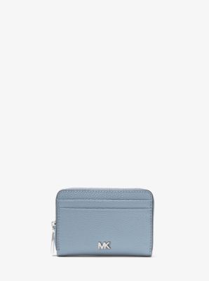 Michael kors small 2025 pebbled leather wallet